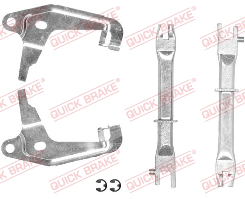 Set pentru reglare ulterioară, frână tambur 108 53 004 QUICK BRAKE